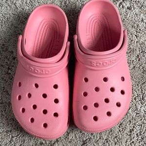 Pink Crocs